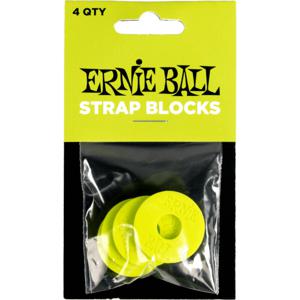 Ernie Ball 5622 Strap Blocks Green (4 stuks)