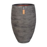 Vaas elegant deluxe Rib NL 45x72 antraciet - Capi europe