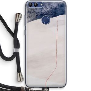 Stone White: Huawei P Smart (2018) Transparant Hoesje met koord