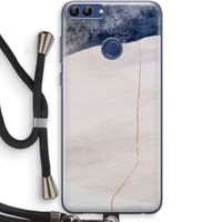 Stone White: Huawei P Smart (2018) Transparant Hoesje met koord