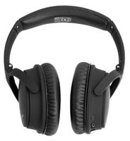 Deltaco HL-BT404 hoofdtelefoon/headset Bedraad en draadloos Hoofdband Oproepen/muziek Micro-USB Bluetooth Zwart - thumbnail