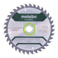 Metabo Accessoires Cirkelzaagblad | "Cordless Cut Classic" | 165x20mm | Z36 WZ 15° - 628279000