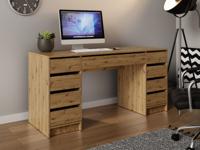 Bureau ADARAS 9 lades artisan eik