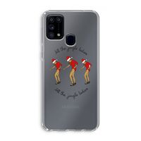 Jingle Ladies: Samsung Galaxy M31 Transparant Hoesje