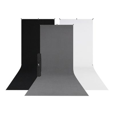 Westcott X-Drop 3-Pack Sweep Backdrop Kit (5&apos; x 12&apos;)