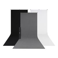 Westcott X-Drop 3-Pack Sweep Backdrop Kit (5&apos; x 12&apos;)