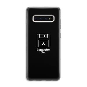 Hello: Samsung Galaxy S10 4G Transparant Hoesje
