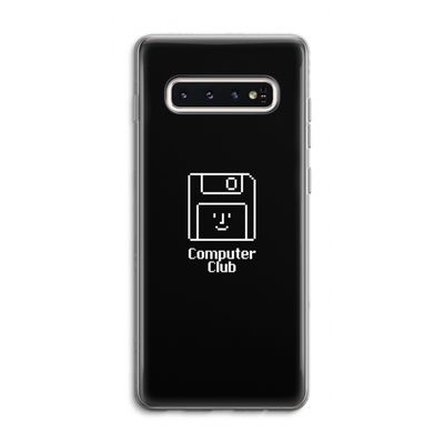 Hello: Samsung Galaxy S10 4G Transparant Hoesje