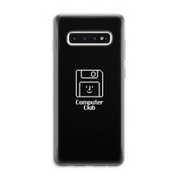 Hello: Samsung Galaxy S10 4G Transparant Hoesje