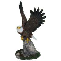 Amerikaanse zeearend beeldje - decoratie - polystone - 19 cm