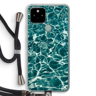 Weerkaatsing water: Pixel 5 Transparant Hoesje met koord