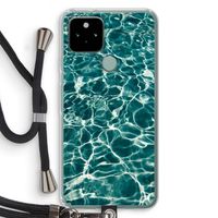 Weerkaatsing water: Pixel 5 Transparant Hoesje met koord