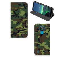 Nokia 1.4 | Hoesje met Magneet | Army Dark