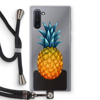 Grote ananas: Samsung Galaxy Note 10 Transparant Hoesje met koord