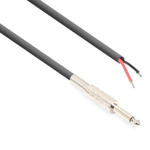 Vonyx luidsprekerkabel 6.3mm Mono Jack - open eind 6.0m