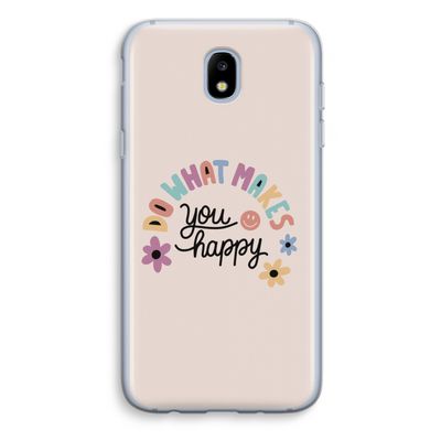 Happy days: Samsung Galaxy J5 (2017) Transparant Hoesje
