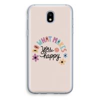Happy days: Samsung Galaxy J5 (2017) Transparant Hoesje