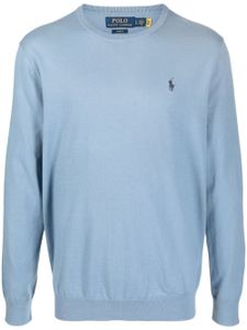 Polo Ralph Lauren pull à logo brodé - Bleu