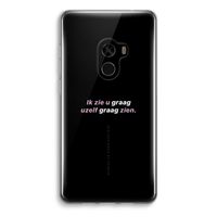 uzelf graag zien: Xiaomi Mi Mix 2 Transparant Hoesje