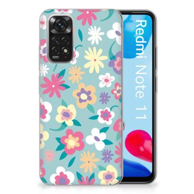 Xiaomi Redmi 10 | Redmi Note 11 4G | TPU Case | Flower Power Xiaomi Redmi 10 | Redmi Note 11 4G | TPU Case | Flower Power