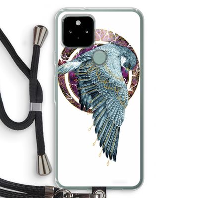 Golden Falcon: Pixel 5 Transparant Hoesje met koord
