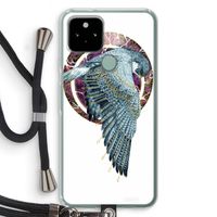 Golden Falcon: Pixel 5 Transparant Hoesje met koord