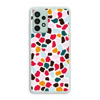 Colored Giraffe: Samsung Galaxy A52s 5G Transparant Hoesje