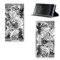 Mobiel BookCase Sony Xperia L1 Skulls Angel - thumbnail