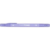 Tombow • twintone dual-tip brushpen pale purple
