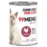 JOHN DOG 99 Menu Chicken - nat kattenvoer - 400g