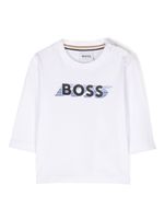 BOSS Kidswear haut à logo imprimé - Blanc