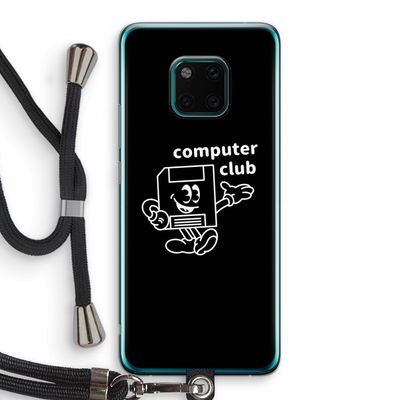 Floppyhead: Huawei Mate 20 Pro Transparant Hoesje met koord