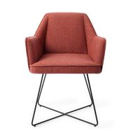Jesper Home Tome eetkamerstoel cross black Shabby Saffron