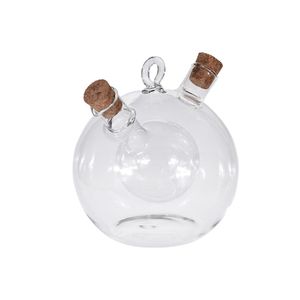 Azijn/olie fles met schenktuit 480ml - Glas   -