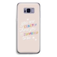 Right Place: Samsung Galaxy S8 Transparant Hoesje