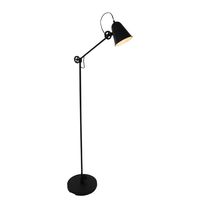 Anne Light & home Vloerlamp dolphin zwart - thumbnail