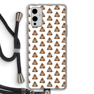 Poop emoji: OnePlus 9 Transparant Hoesje met koord