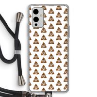 Poop emoji: OnePlus 9 Transparant Hoesje met koord Poop emoji: OnePlus 9 Transparant Hoesje met koord