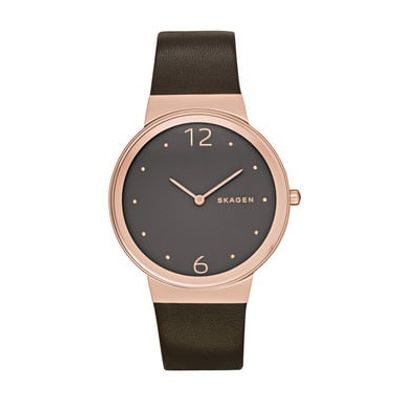Horlogeband Skagen SKW2368 Leder Bruin 18mm