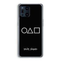 Squid Game: Oppo Find X3 Transparant Hoesje