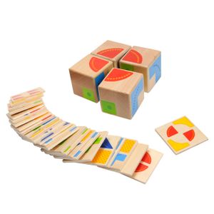 Goki houten patronenspel kubus