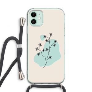 Love your petals: iPhone 11 Transparant Hoesje met koord