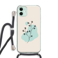 Love your petals: iPhone 11 Transparant Hoesje met koord