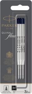 3 Parker QuinkFlow balpenvullingen zwart medium