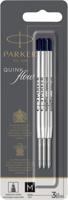 3 Parker QuinkFlow balpenvullingen zwart medium