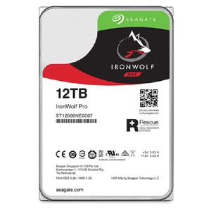 Seagate IronWolf Pro ST12000NT001 interne harde schijf 12 TB 7200 RPM 256 MB 3.5" SATA III