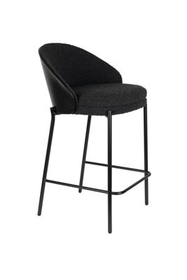 Counterstoel Rodin Bouclé Black