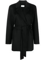 P.A.R.O.S.H. belted-waist wool coat - Noir