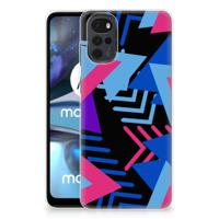 Motorola Moto G22 | TPU Hoesje | Funky Triangle Motorola Moto G22 | TPU Hoesje | Funky Triangle