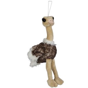 Pluche knuffel dieren Struisvogel van 25 cm